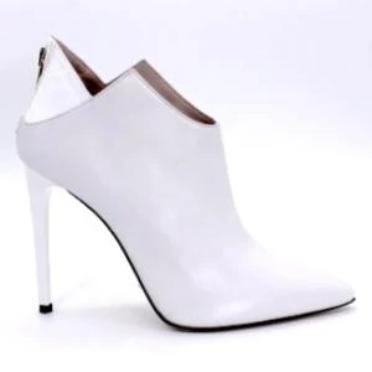 Tronchetto Bianco Ankle Boot (100mm) – Alice d'Italia
